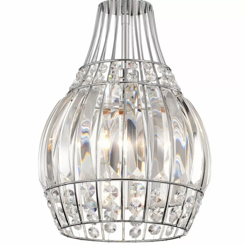 * Deanna 1-Light Chrome Pendant By Warehouse Of Tiffany Outlet