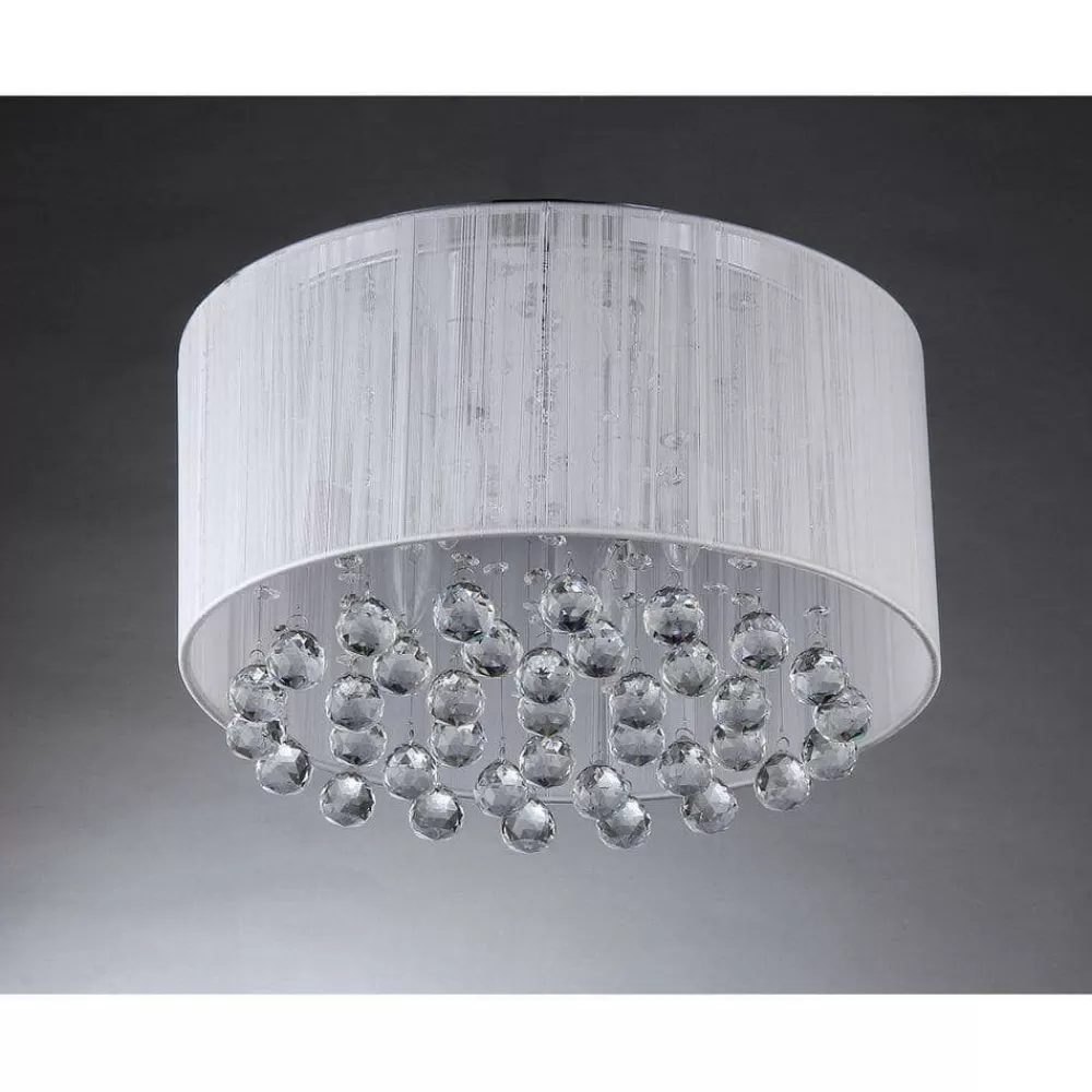 * Optimus 4-Light Chrome Chandelier By Warehouse Of Tiffany Sale