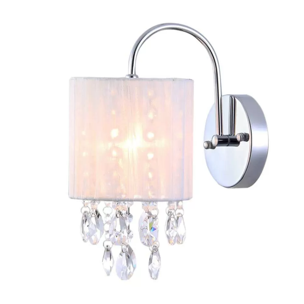 * Winnona 1-Light Chrome Sconce By Warehouse Of Tiffany Best Sale